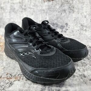 Saucony Grid Cohesion 13 Sneakers Womens 8.5 Black Running Shoes Athletic